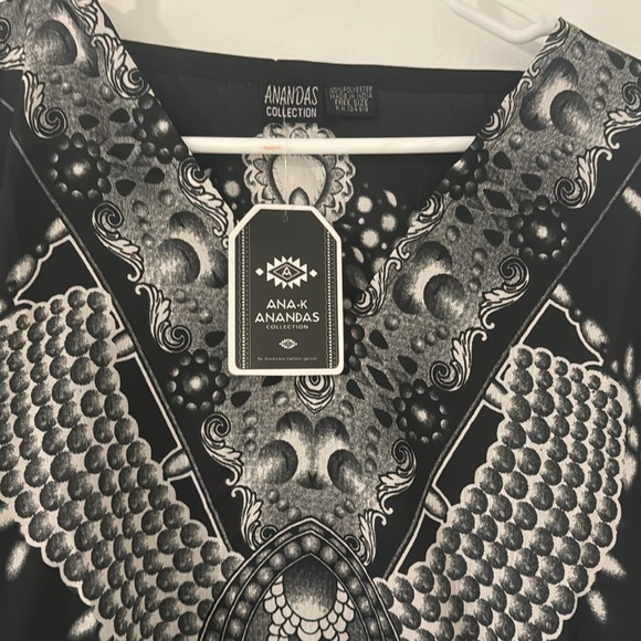 #Kaftan-one size fit most multicolored, beautiful laser, print for vacation - Picture 13 of 17